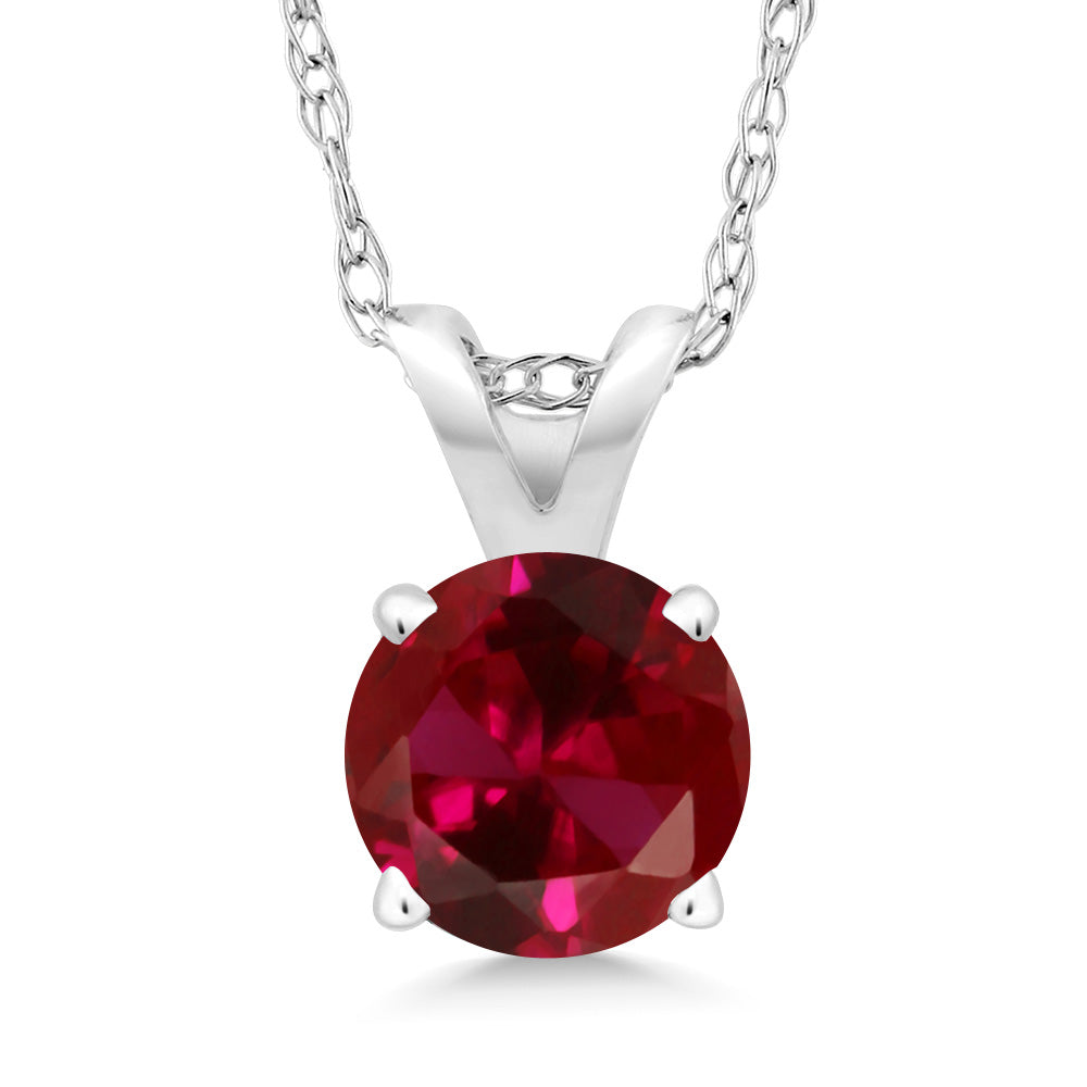 Created Ruby - July_14K White Gold