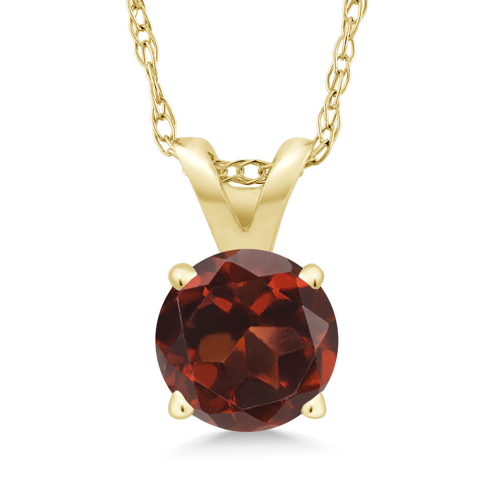 Garnet - January_14K Yellow Gold