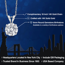 Pendant in 14K White Gold