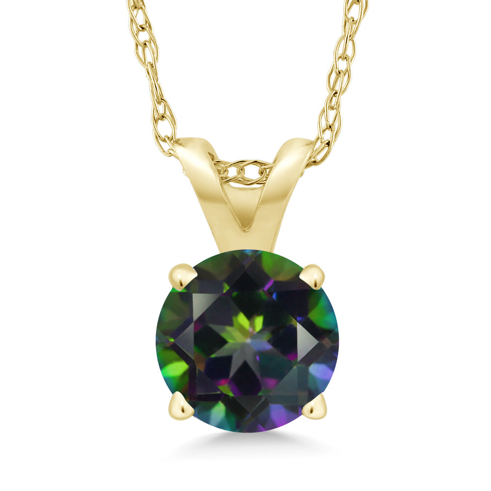 Green Mystic Topaz_14K Yellow Gold