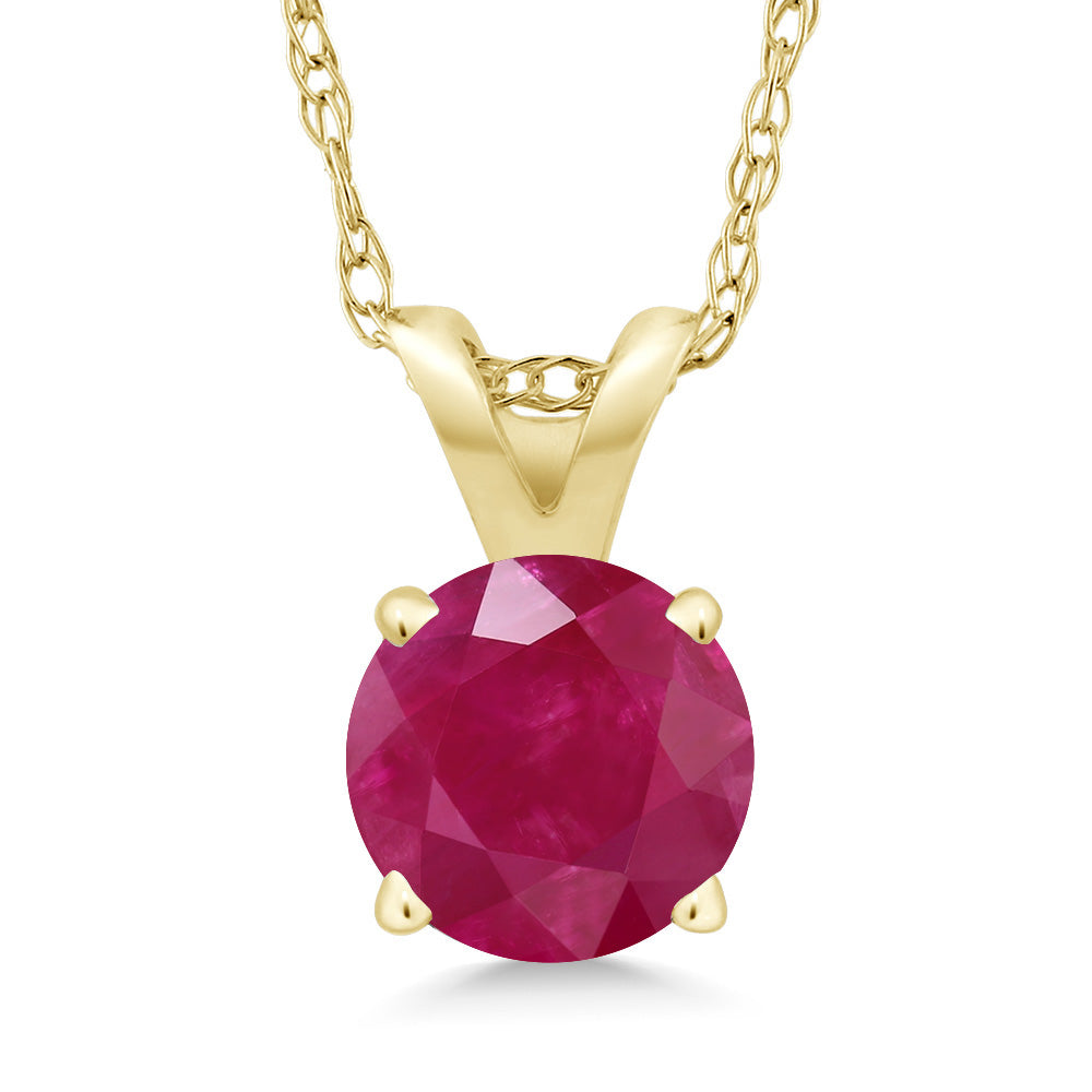 Ruby - July_14K Yellow Gold