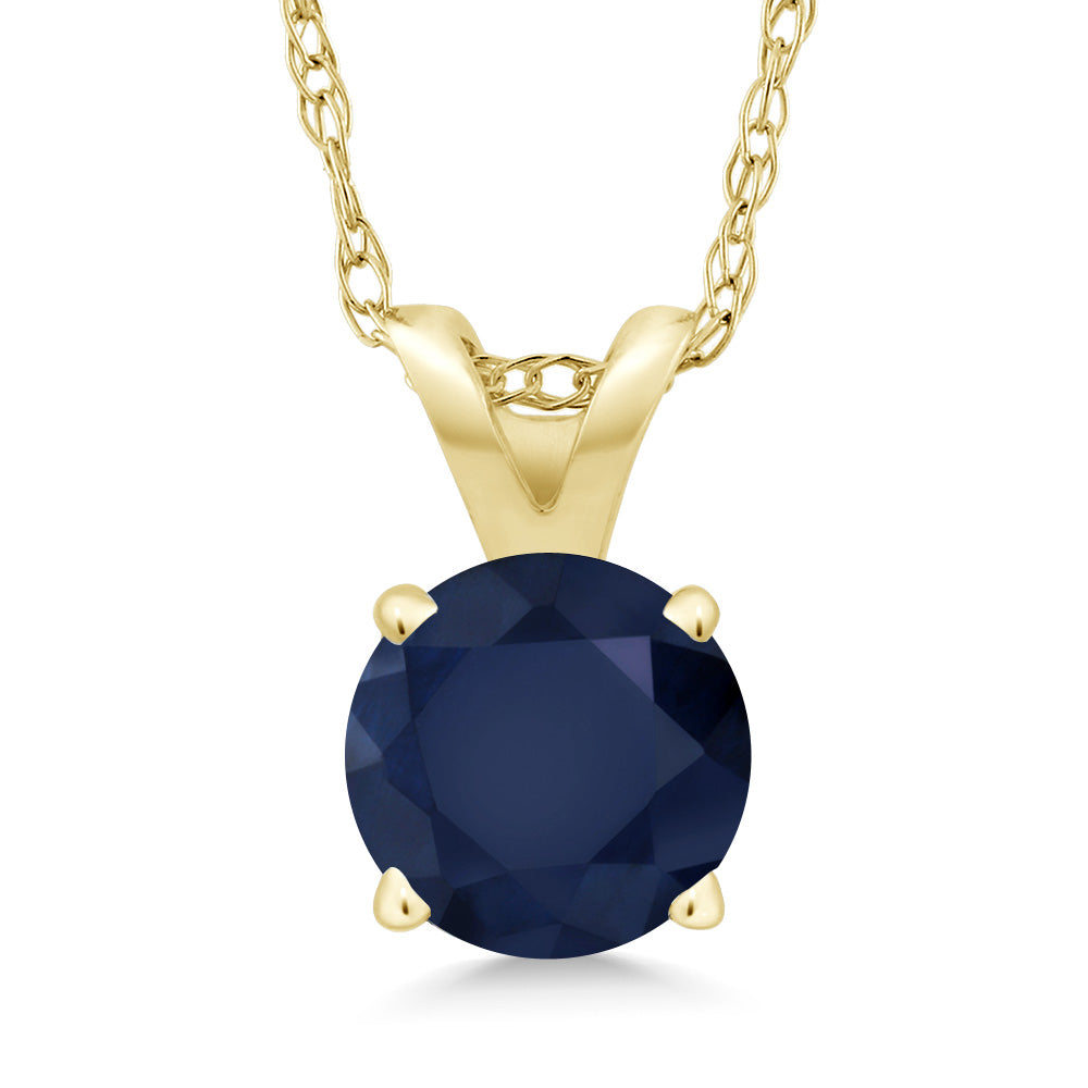 Blue Sapphire - September_14K Yellow Gold