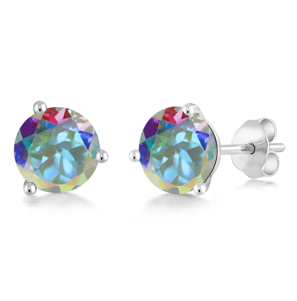 Mercury Mist Mystic Topaz_14K White Gold_Earrings in 14K White Gold
