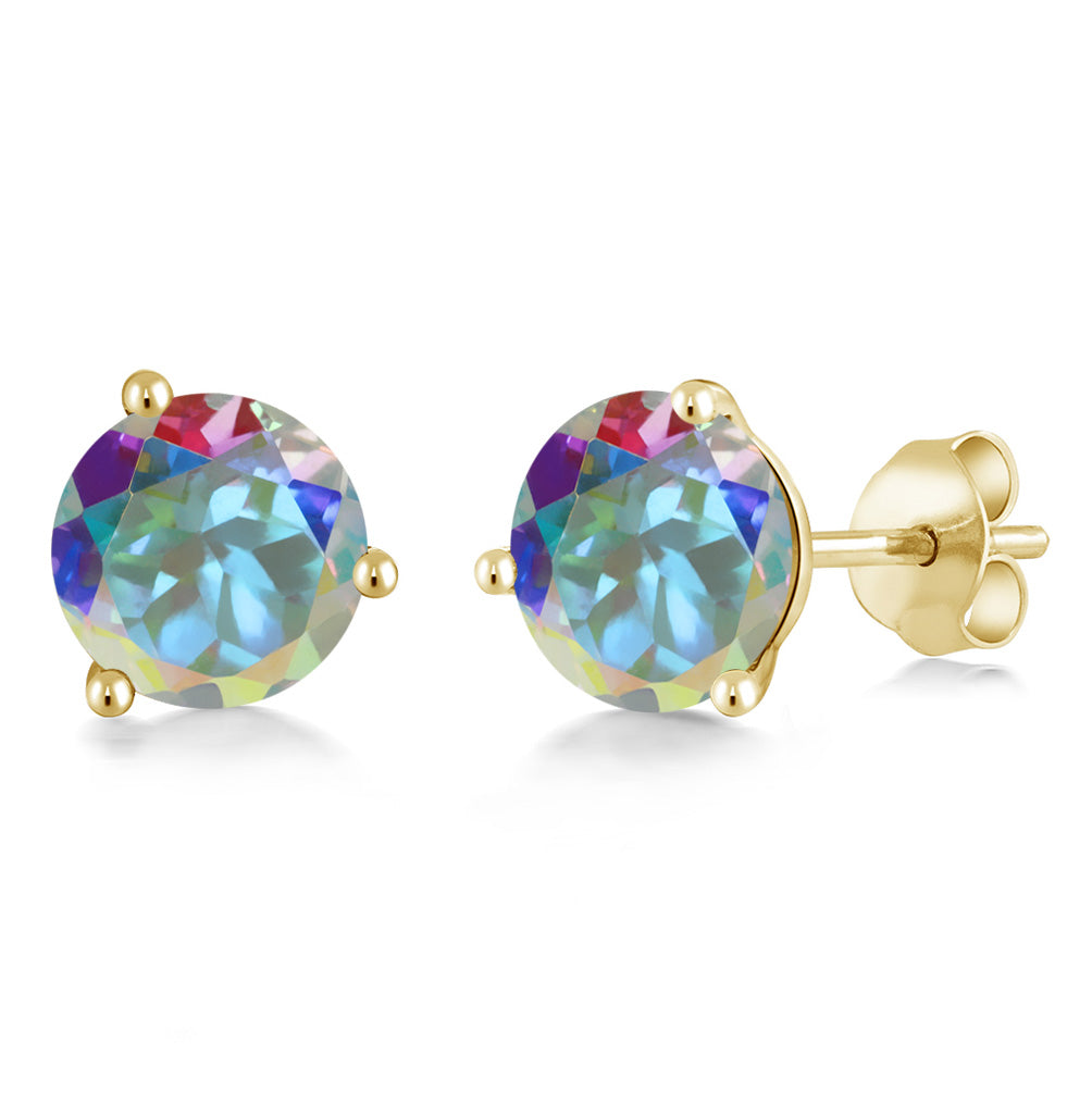 Mercury Mist Mystic Topaz_14K Yellow Gold_Earrings in 14K Yellow Gold