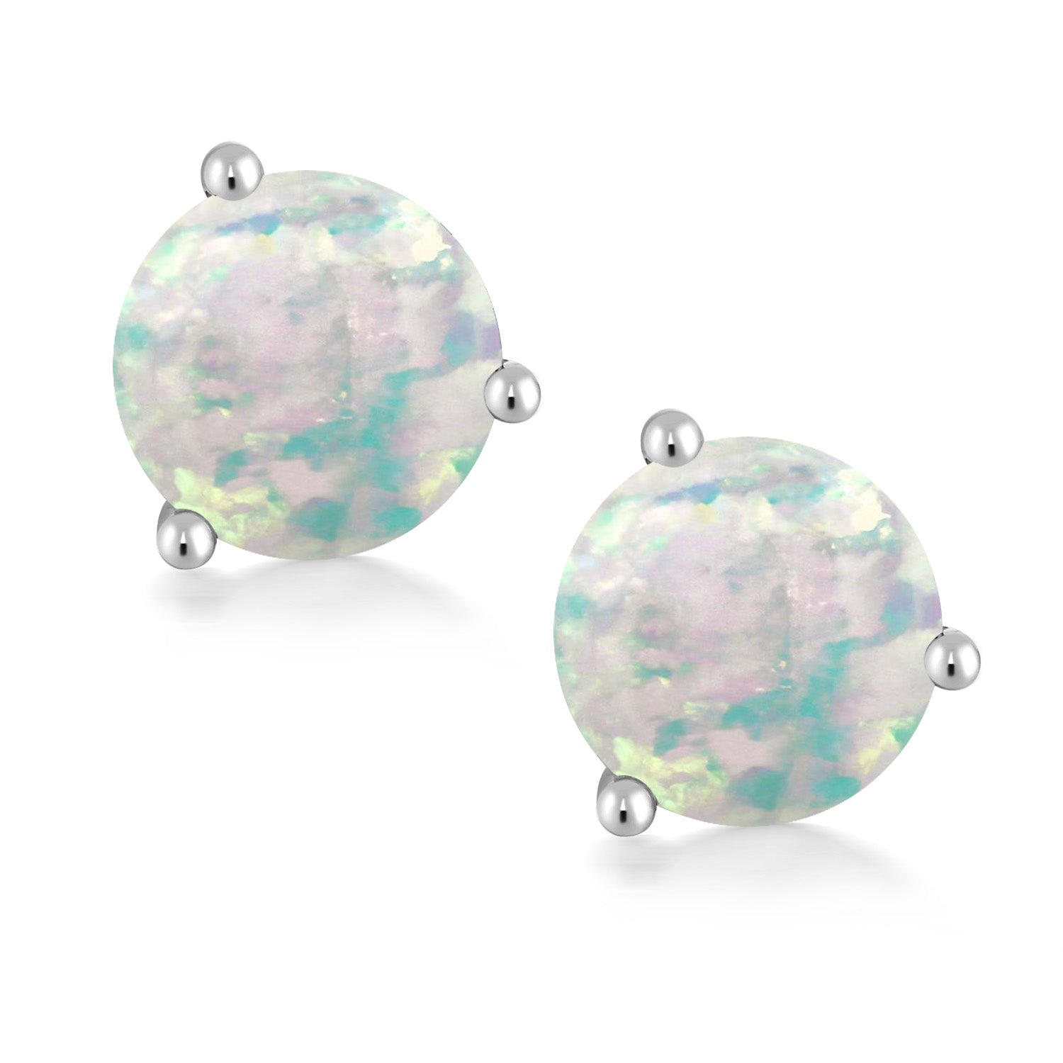 Earrings in 18K White Gold