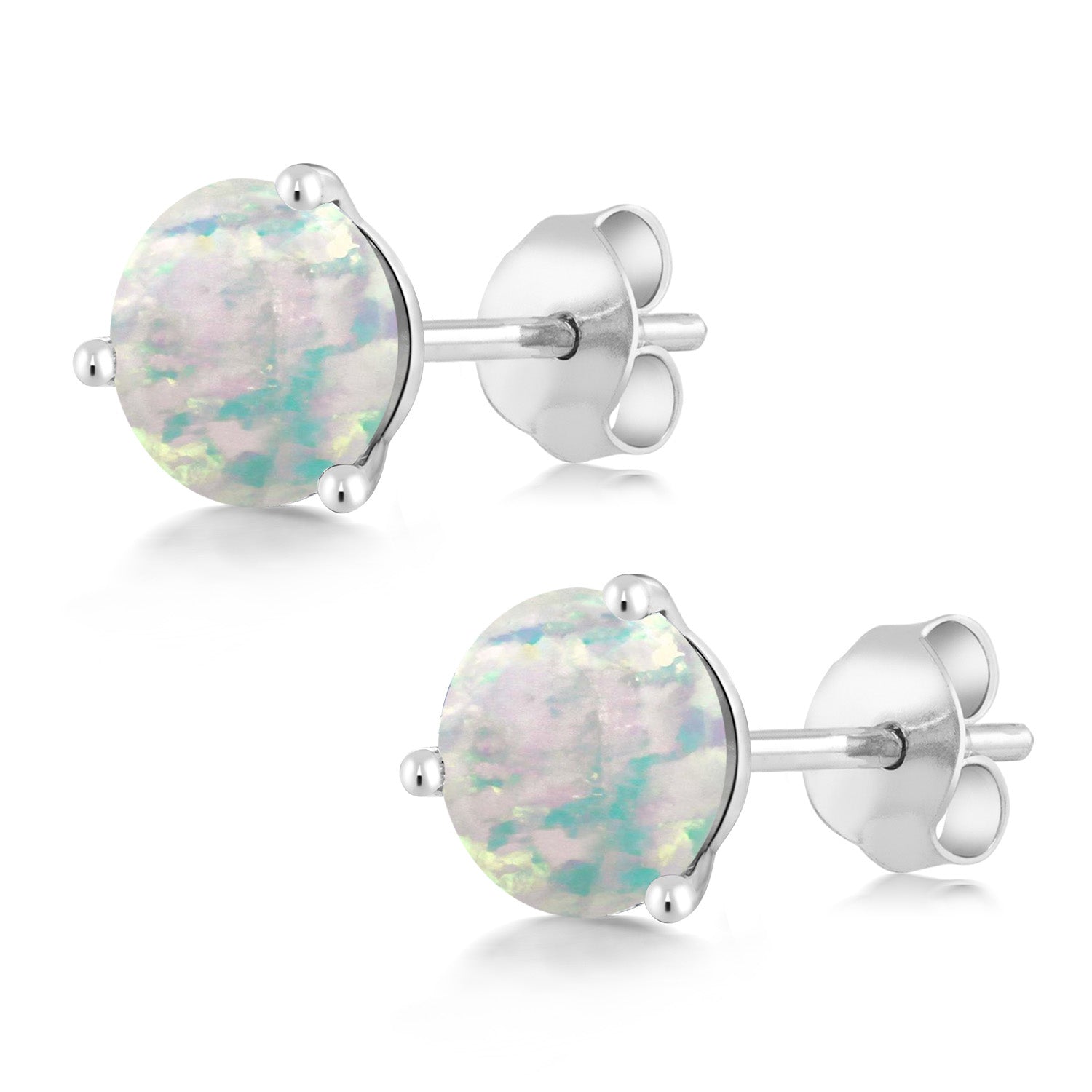 Earrings in 18K White Gold