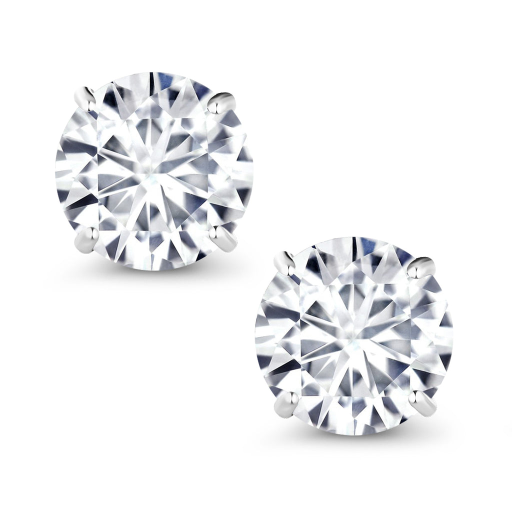 Earrings in 18K White Gold