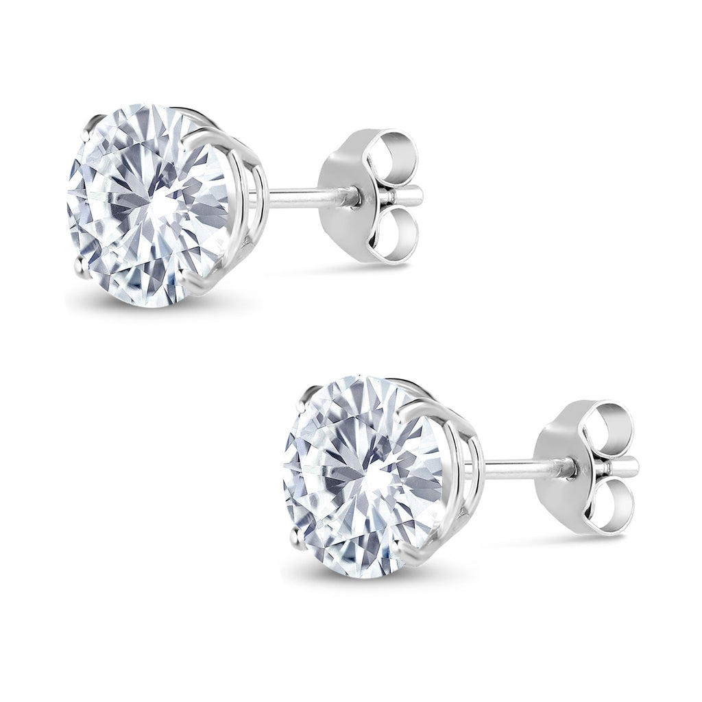 Earrings in 18K White Gold