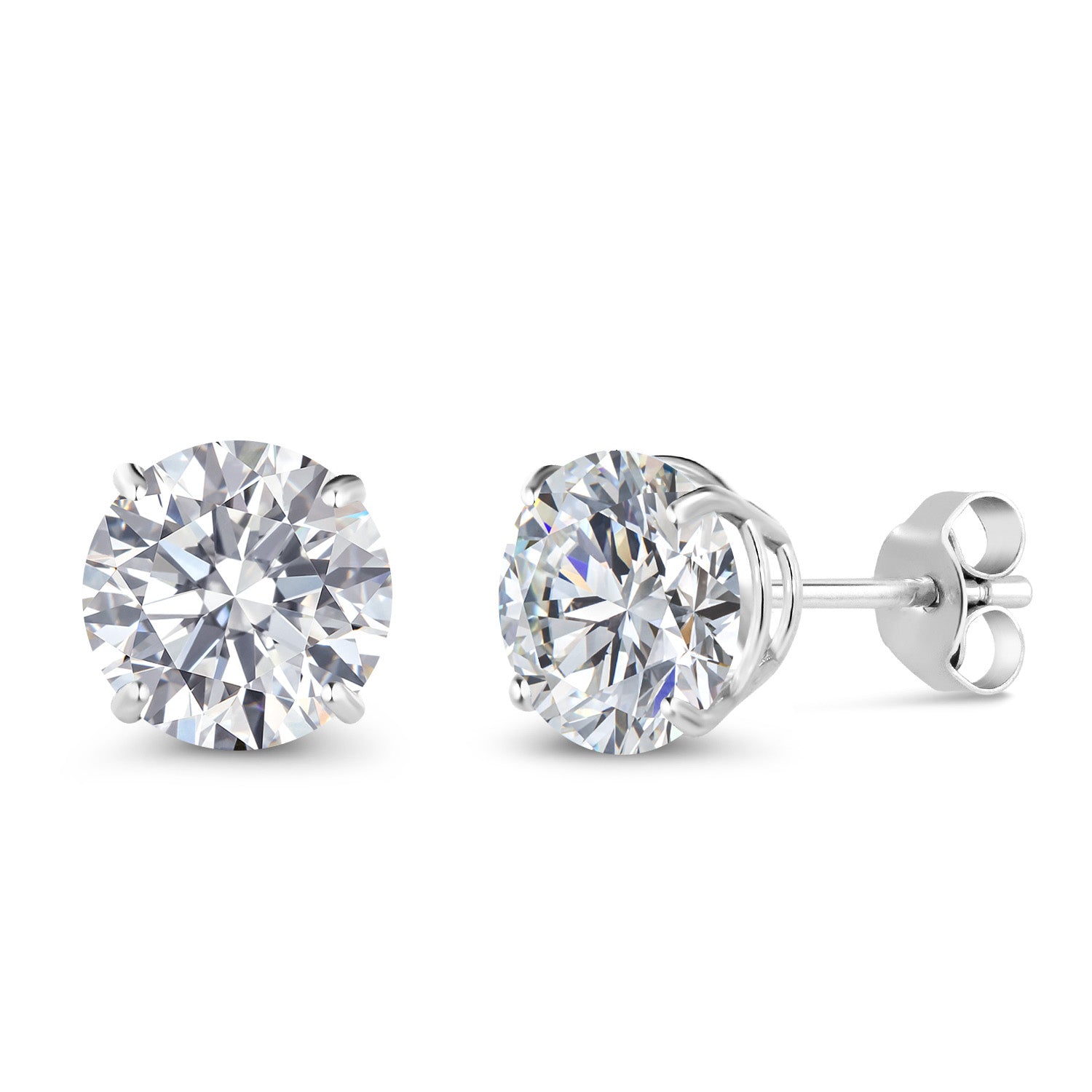 Earrings in 18K White Gold