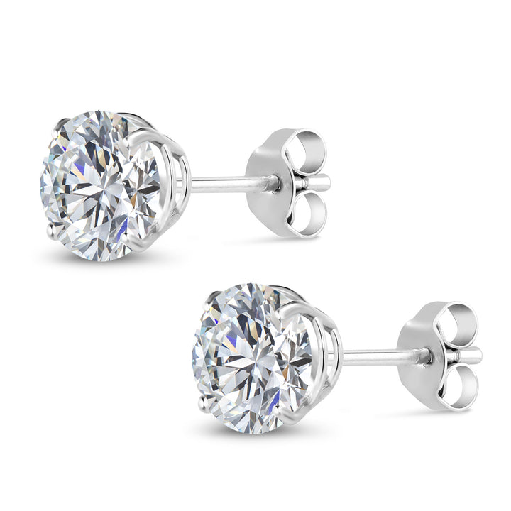 Earrings in 18K White Gold