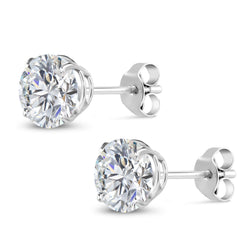 Earrings in 14K White Gold