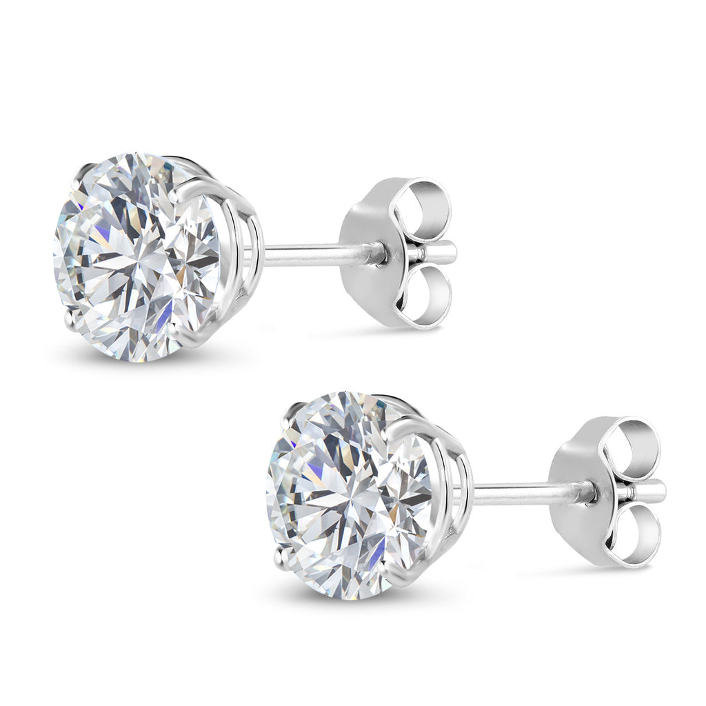 Earrings in 18K White Gold