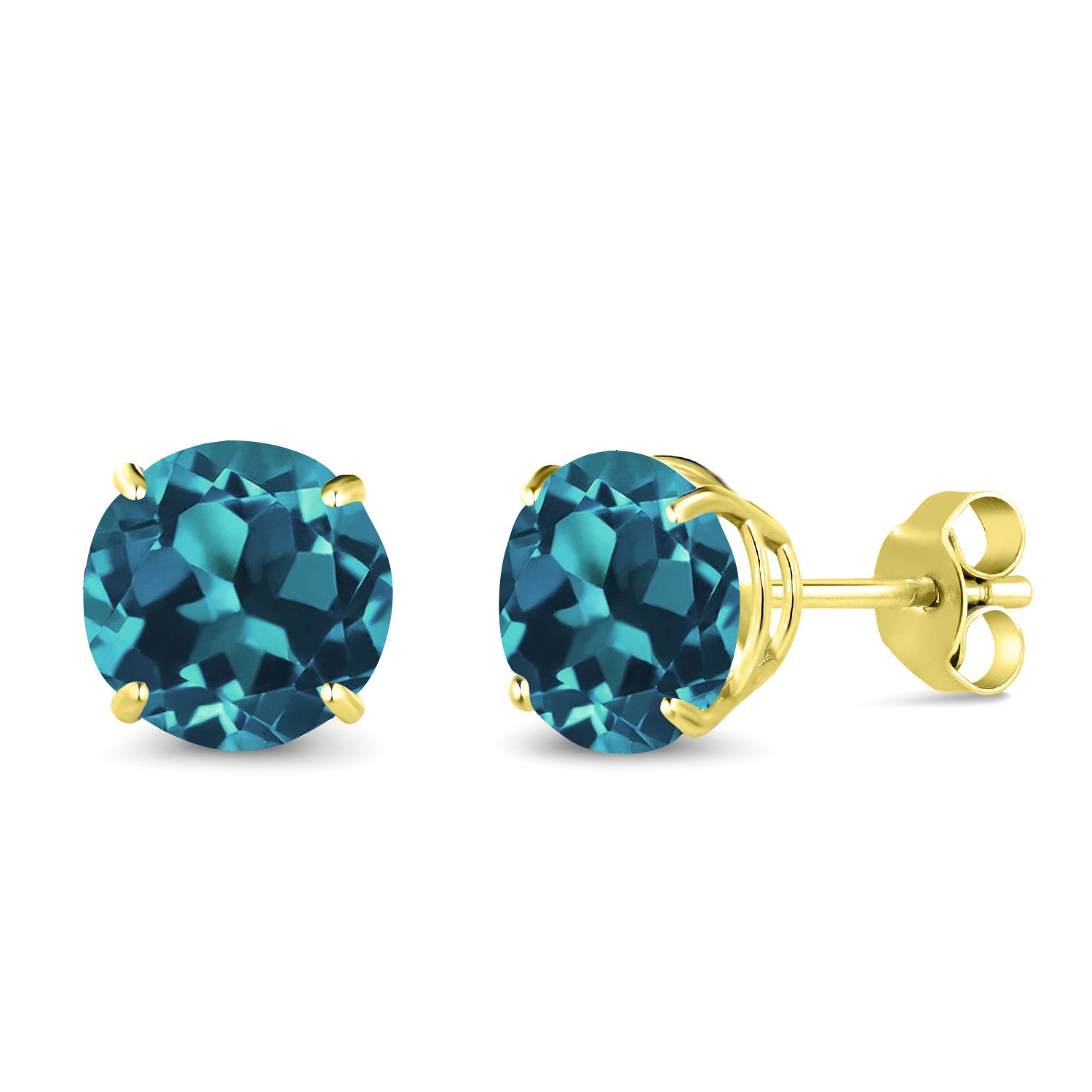 London Blue Topaz - November_14K Yellow Gold