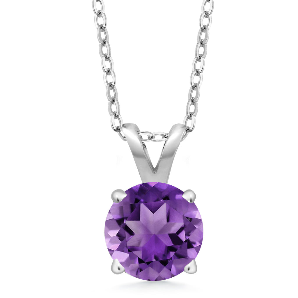 Amethyst - February_Pendant in 925 Sterling Silver