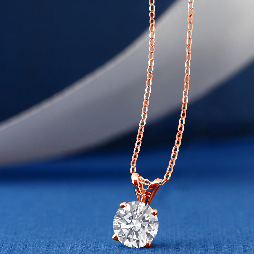 Pendant in 925 Rose Gold Plated Silver
