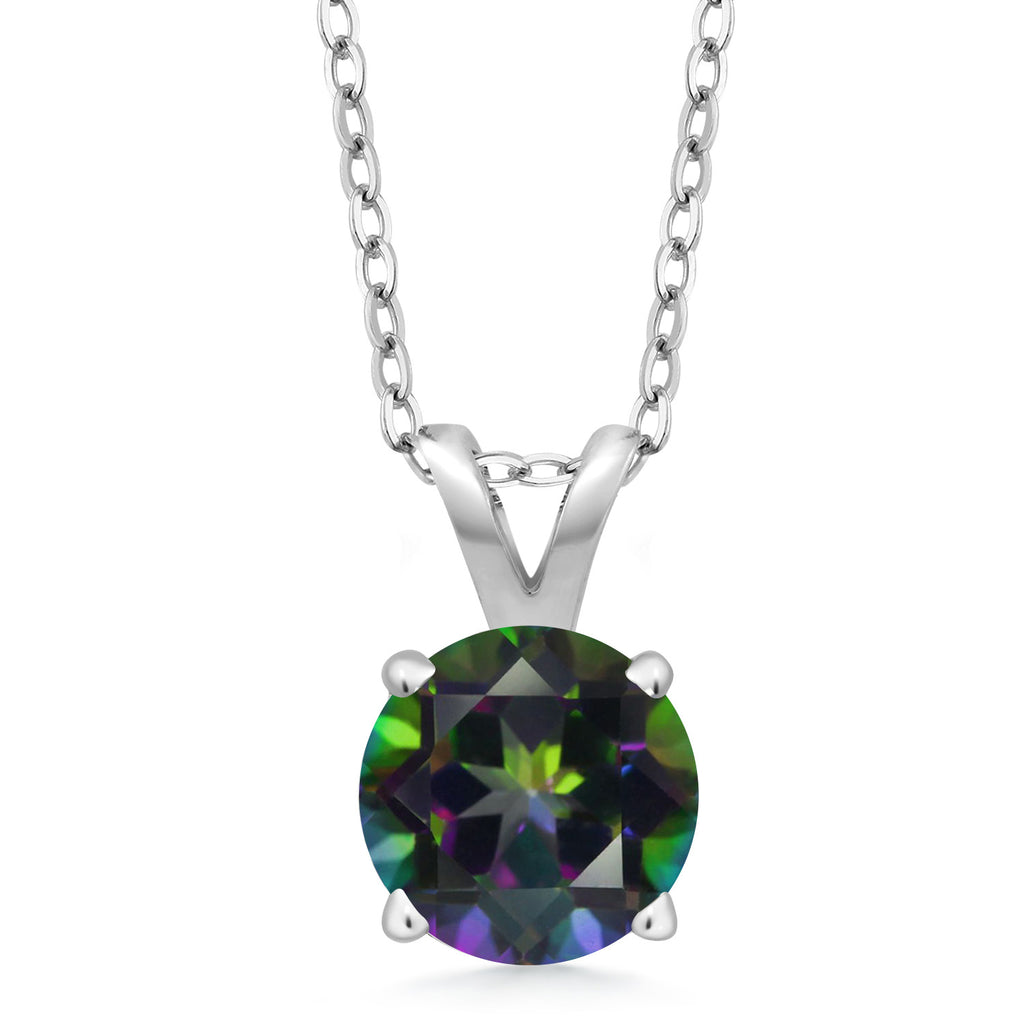 Green Mystic Topaz_Pendant in 925 Sterling Silver