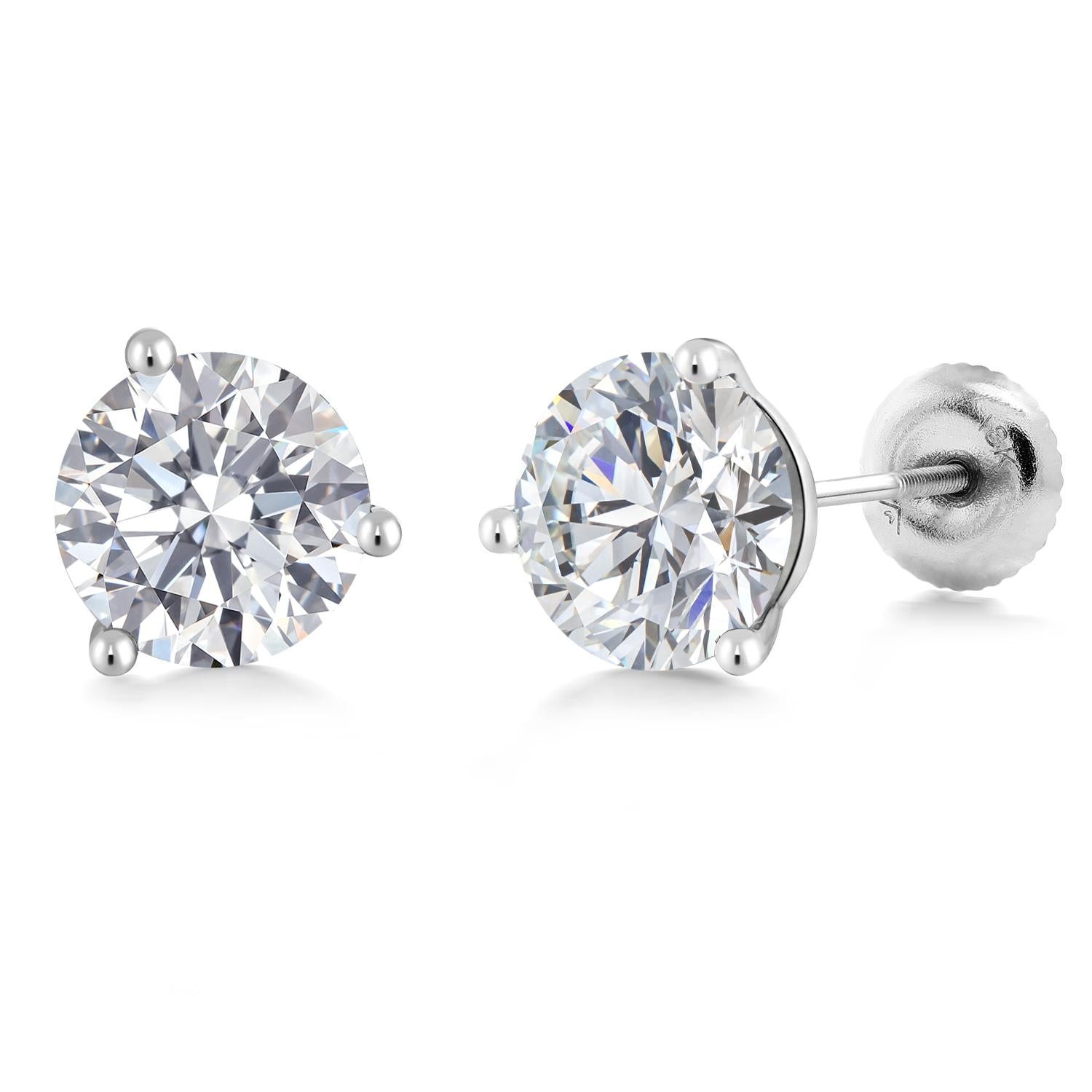 Earrings in 18K White Gold