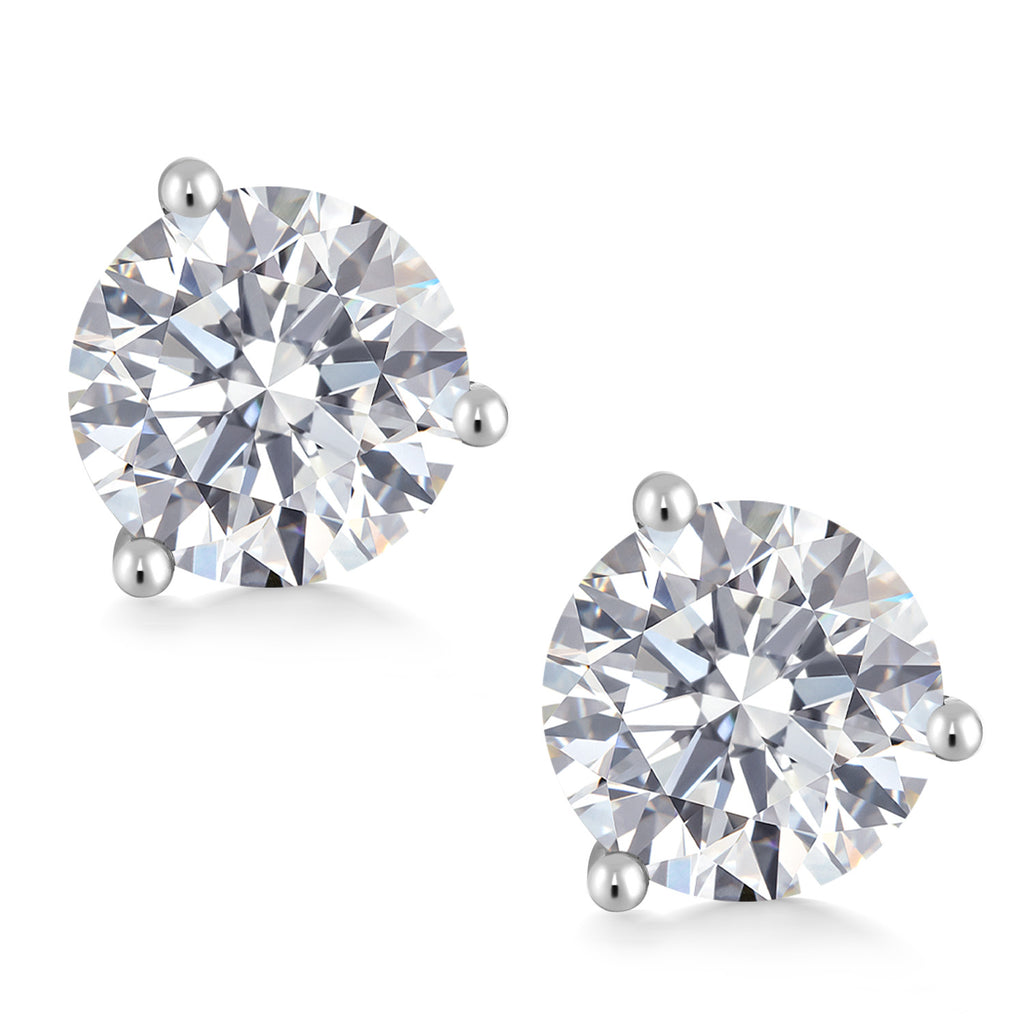 E-F_Earrings in 14K White Gold