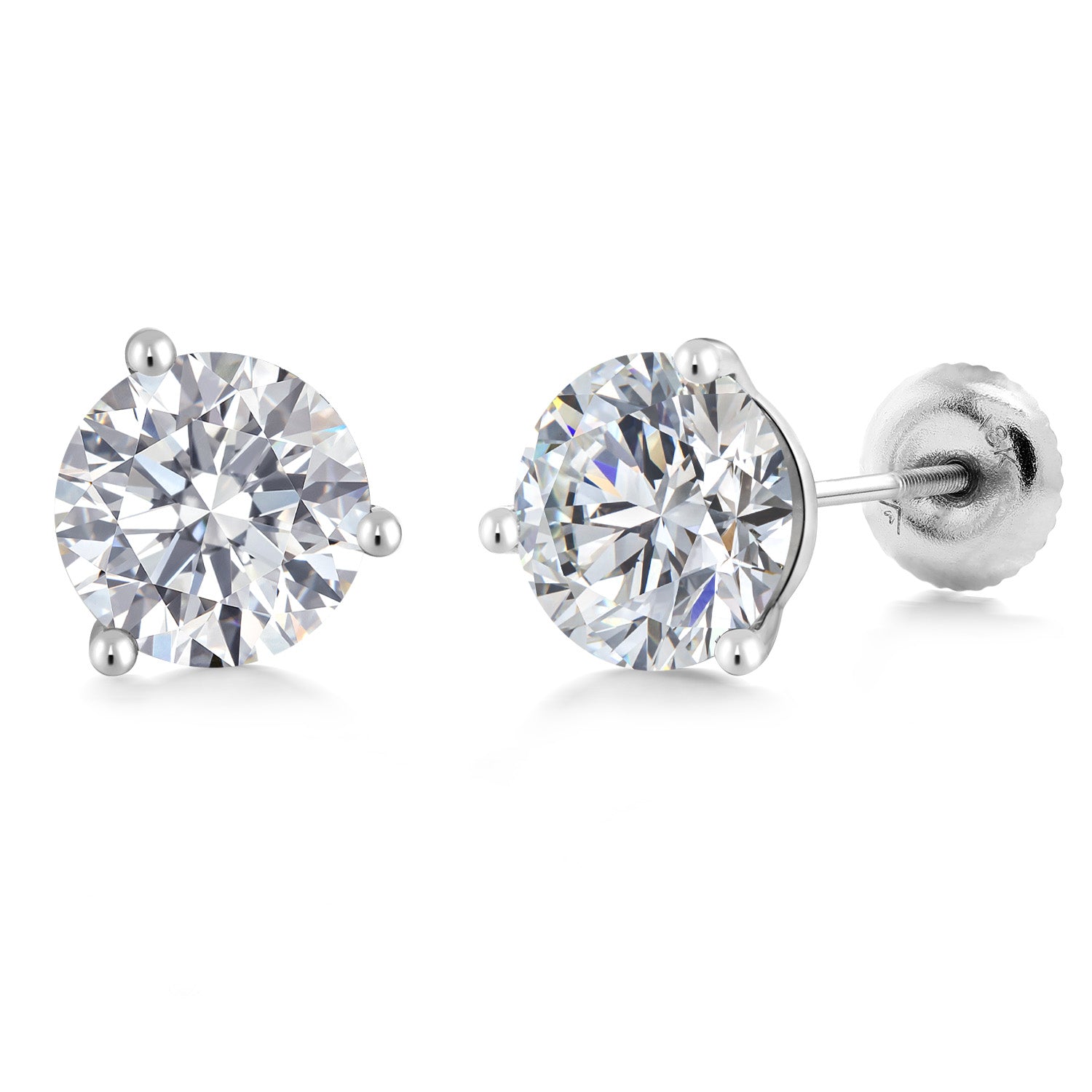 Earrings in 14K White Gold