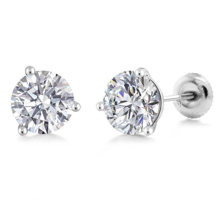 Earrings in 14K White Gold