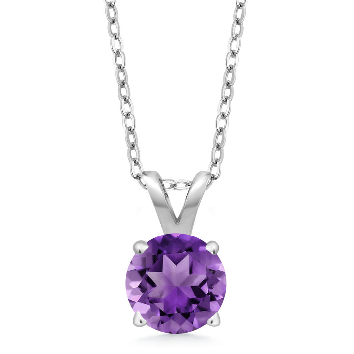 Amethyst - February_Pendant in 925 Sterling Silver