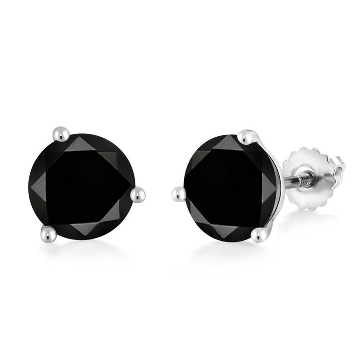 Diamond_Earrings in 10K White Gold
