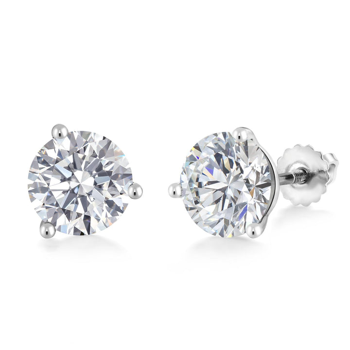 Earrings in 14K White Gold