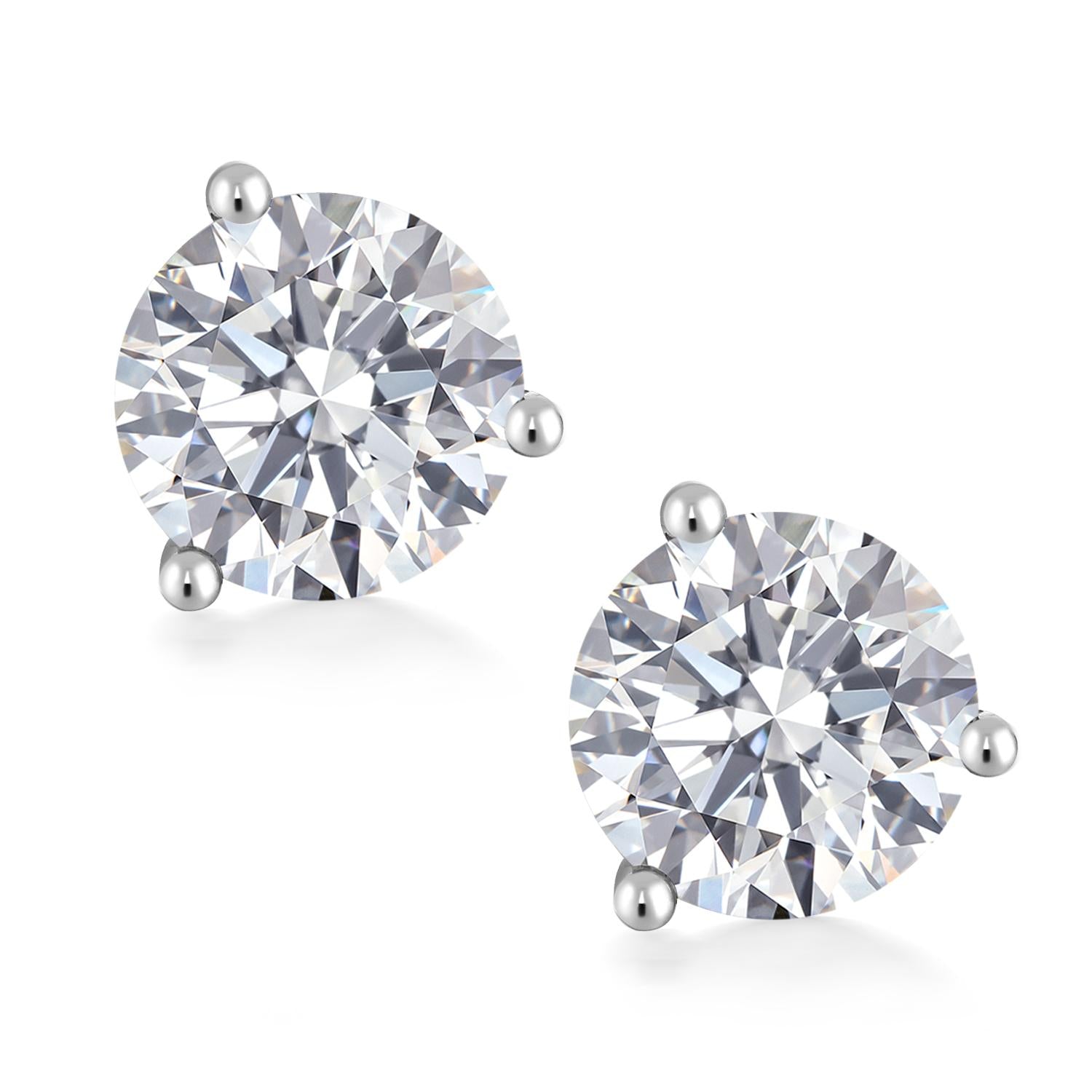 Earrings in 14K White Gold