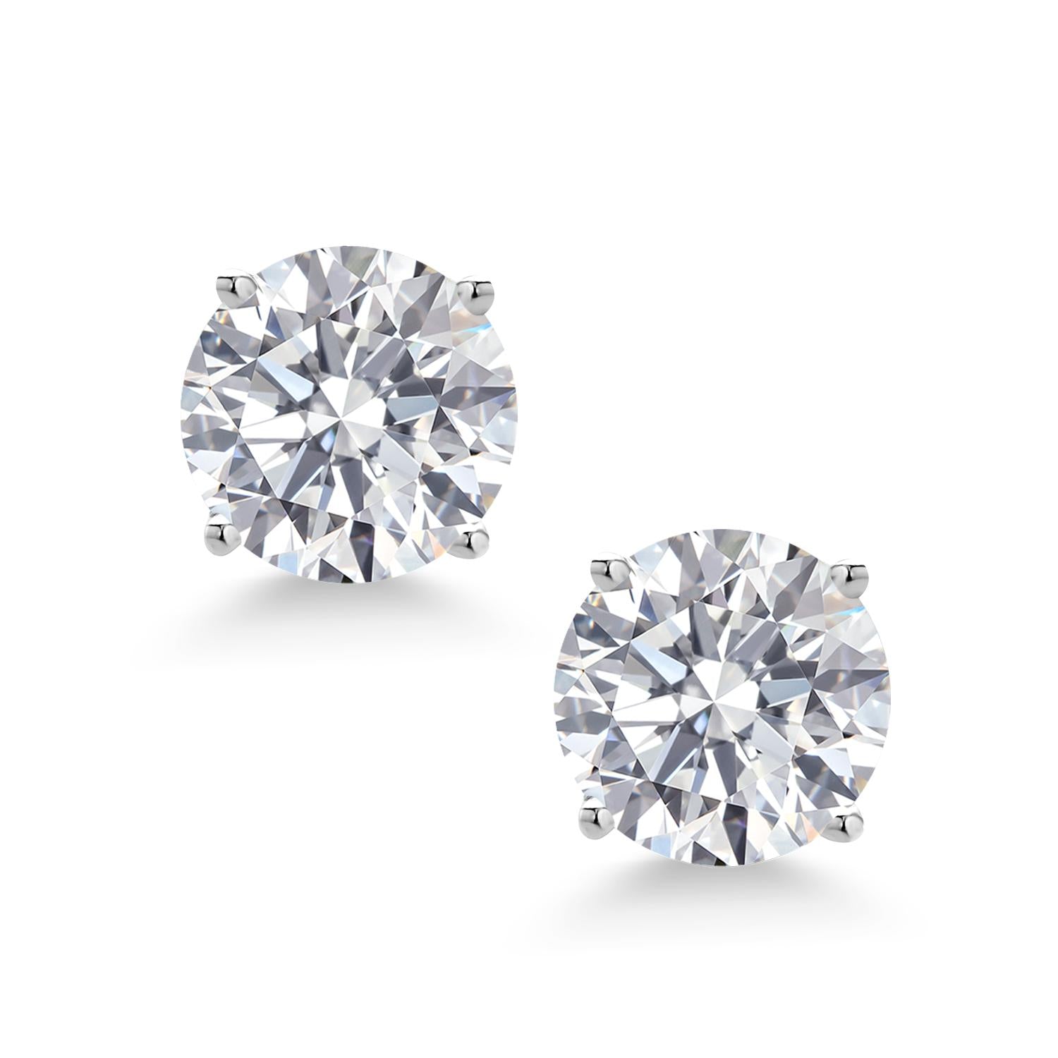 Earrings in 14K White Gold