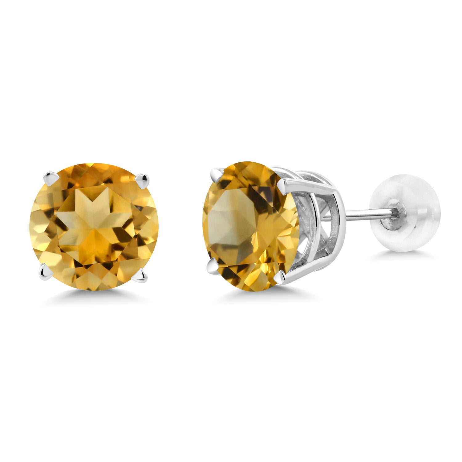 Citrine - November_14K White Gold