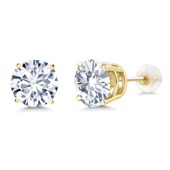 Charles & Colvard Moissanite - April_14K Yellow Gold