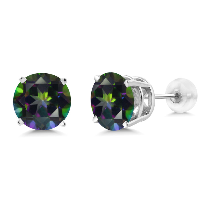 Green Mystic Topaz_14K White Gold