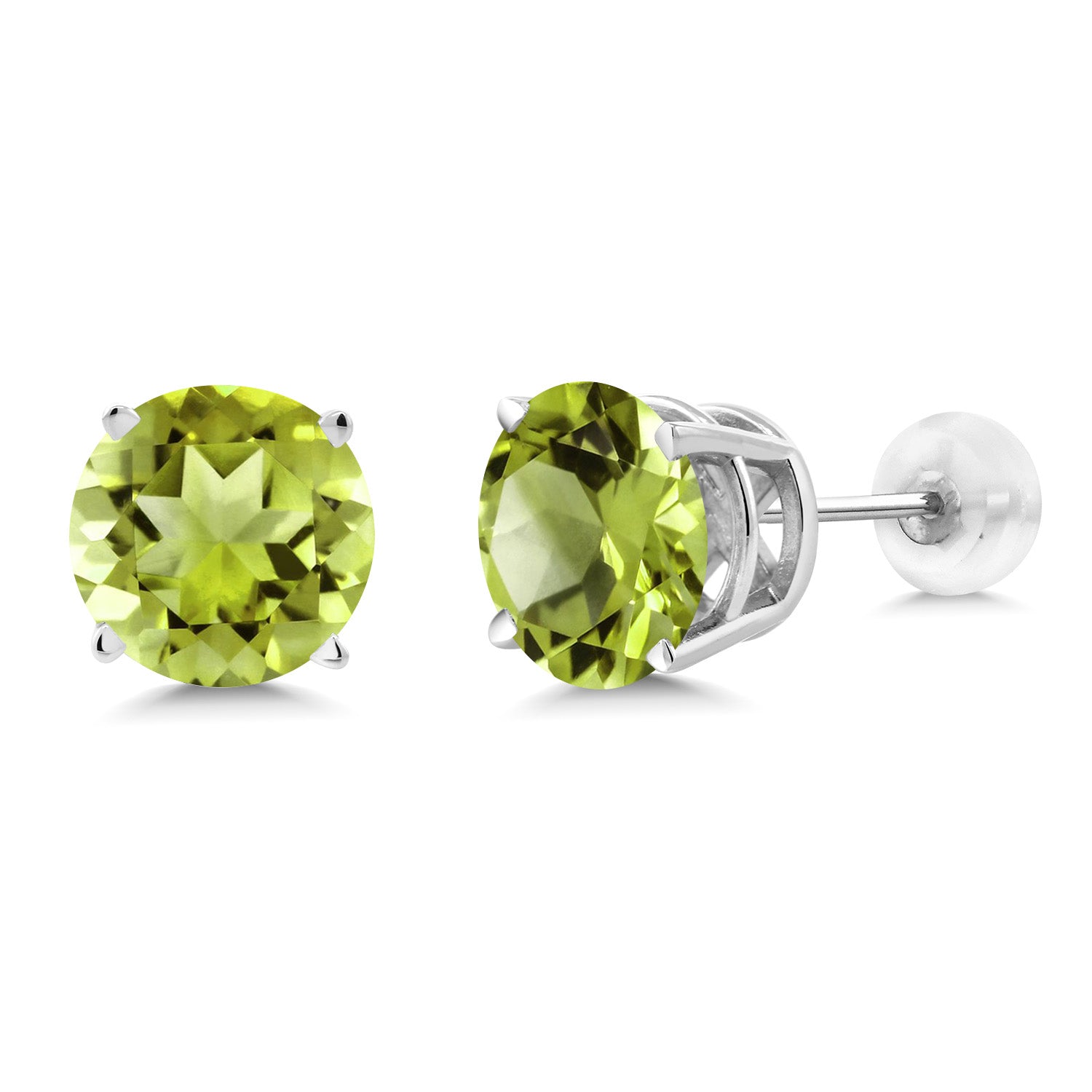 Peridot - August_14K White Gold