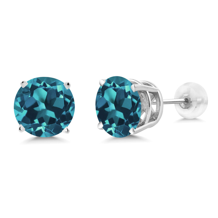 London Blue Topaz - November_14K White Gold