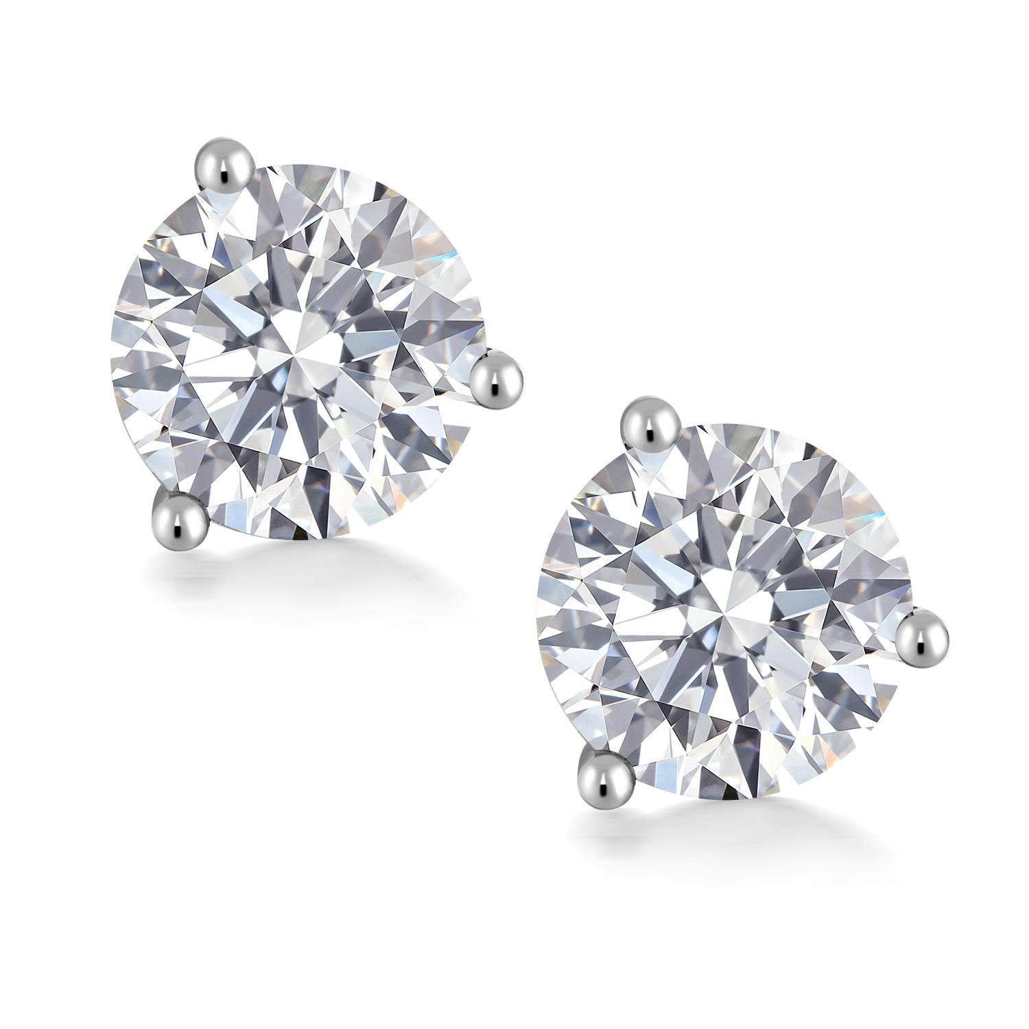 Earrings in 18K White Gold