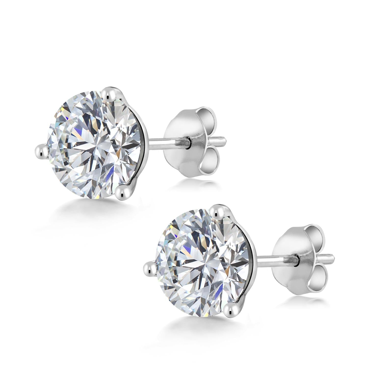Earrings in 18K White Gold