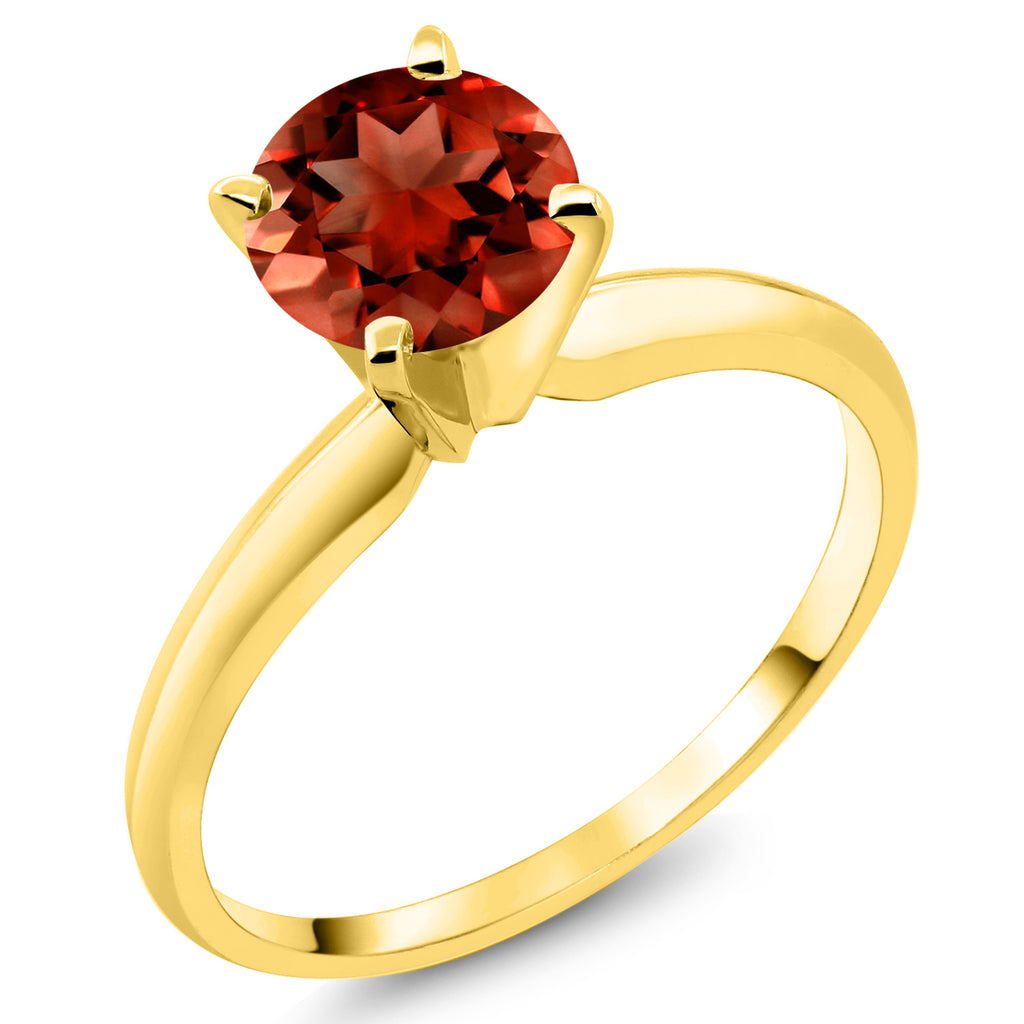 Garnet - January_7_Ring in 14K Yellow Gold