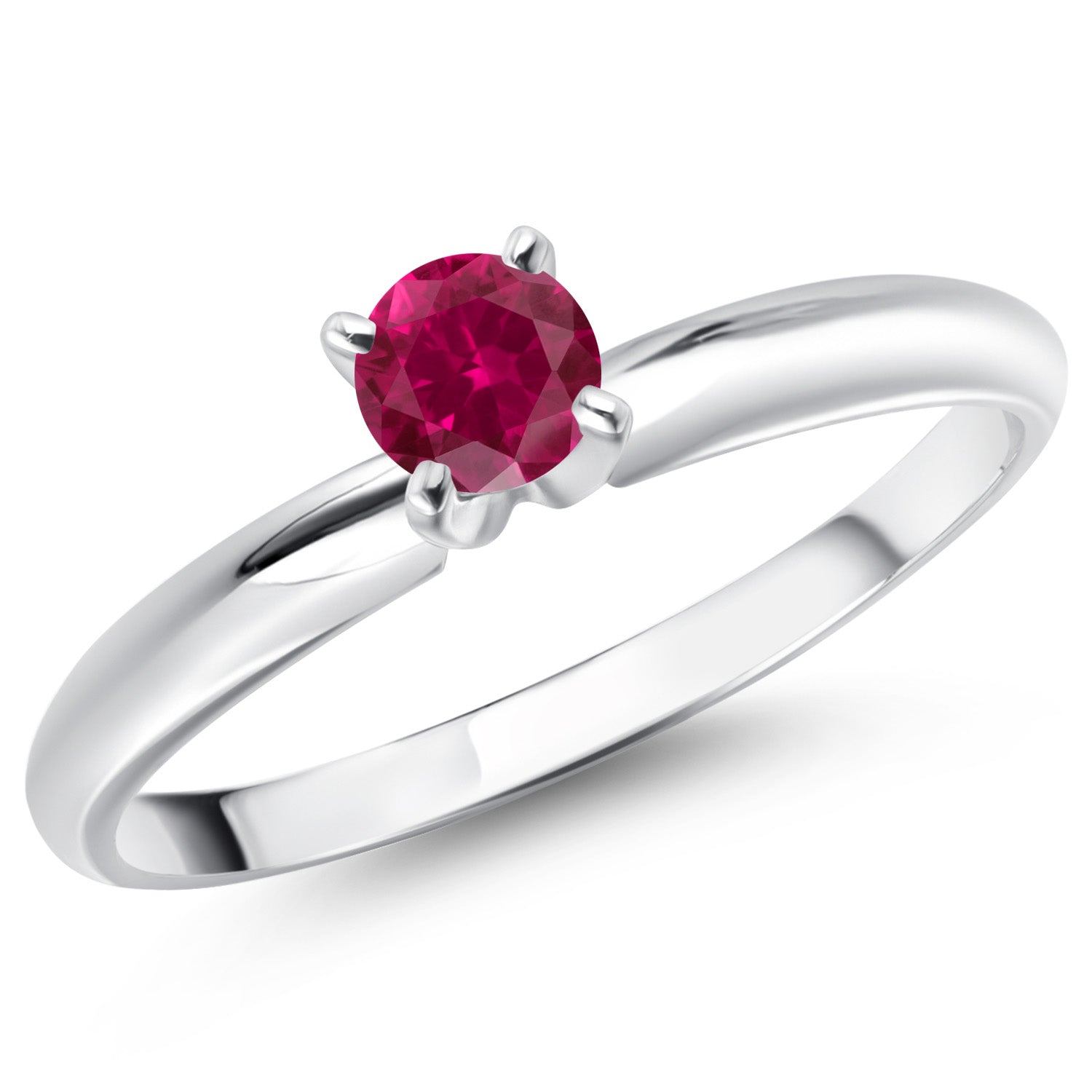 Created Ruby - July_5_Ring in 14K White Gold
