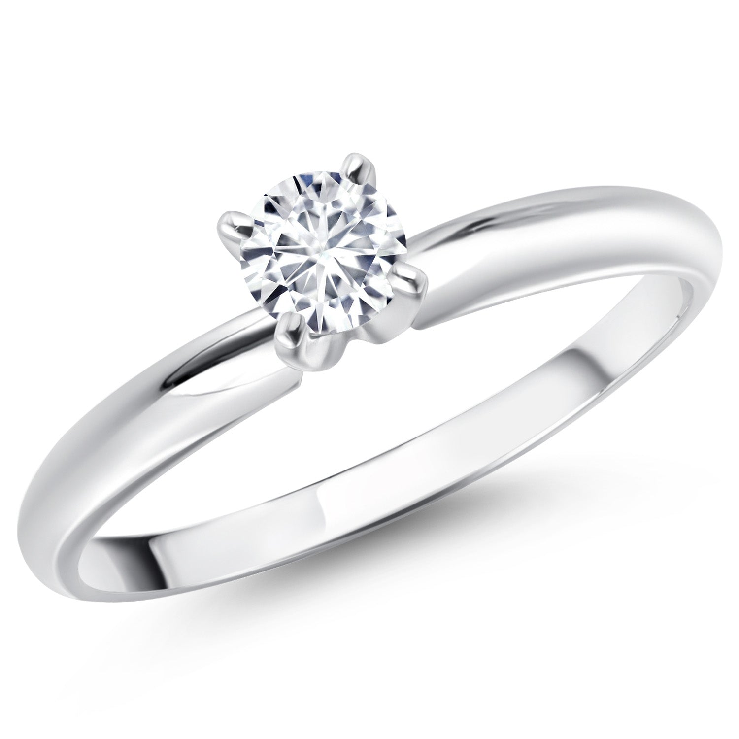 White Lab Grown Diamond_6_Ring in 14K White Gold