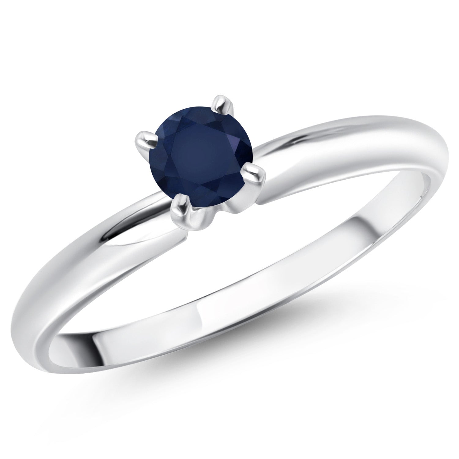 Sapphire - September_8_Ring in 14K White Gold