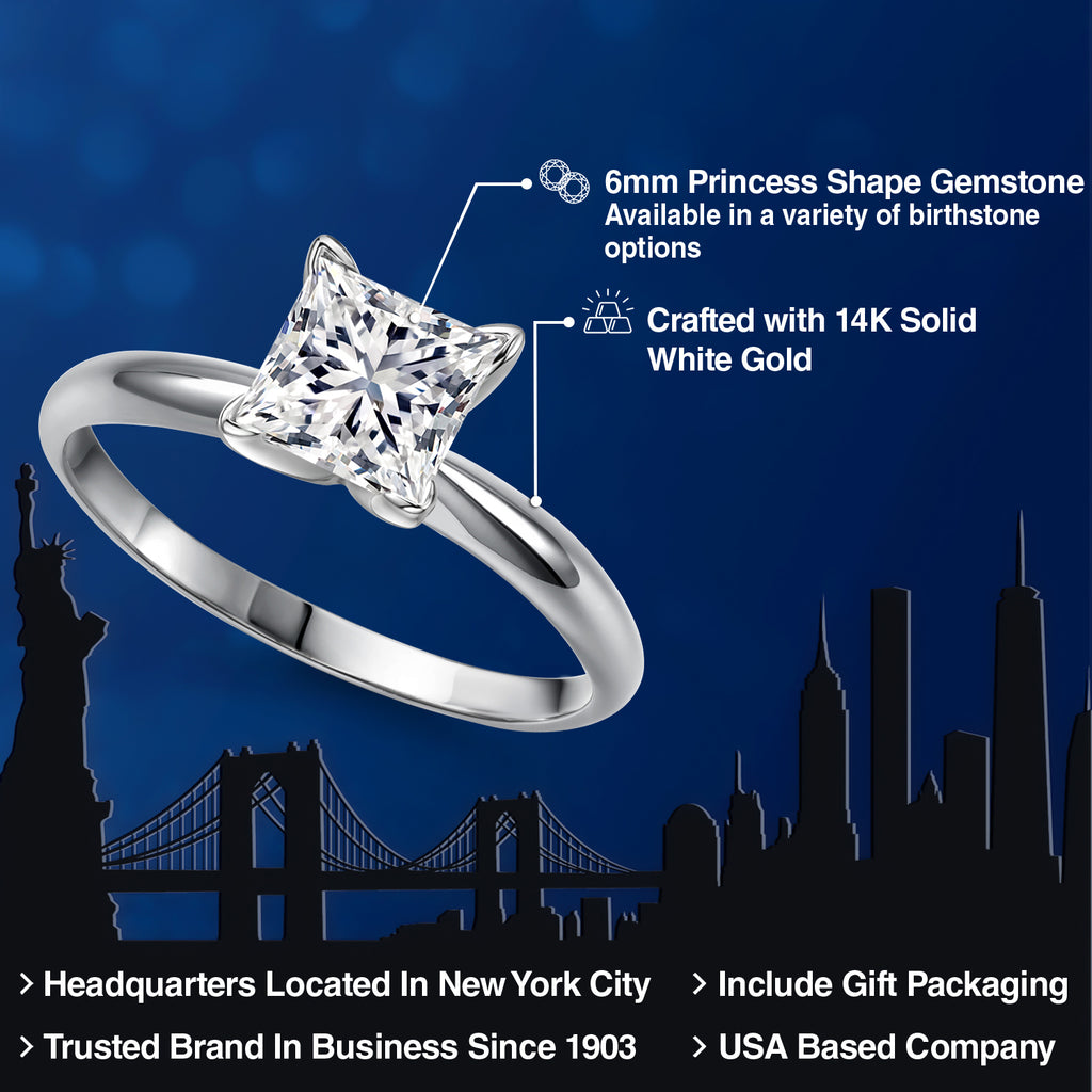 Ring in 14K White Gold