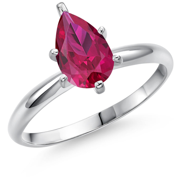 Created Ruby - July_5_Ring in 14K White Gold