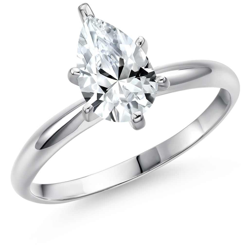 White Created Sapphire - September_5_Ring in 14K White Gold