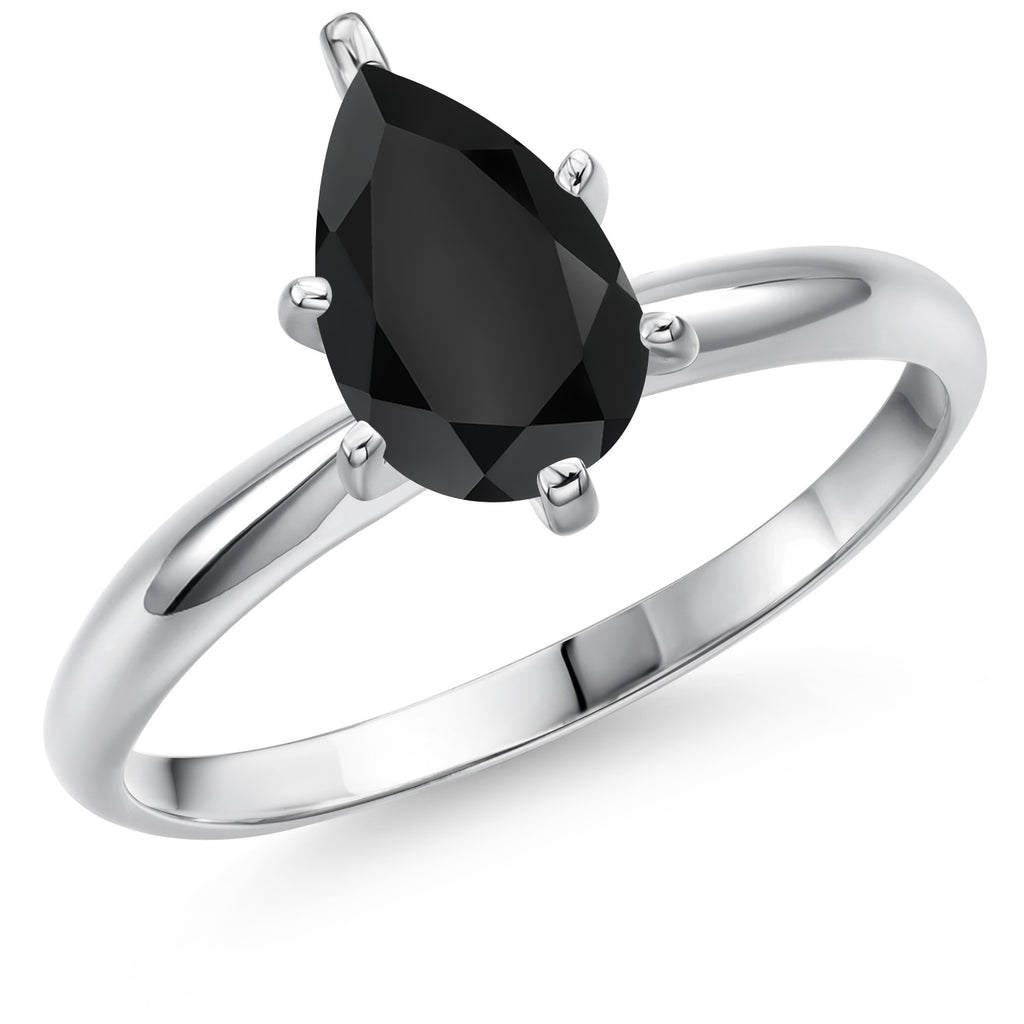 Black Onyx - December_7_Ring in 14K White Gold