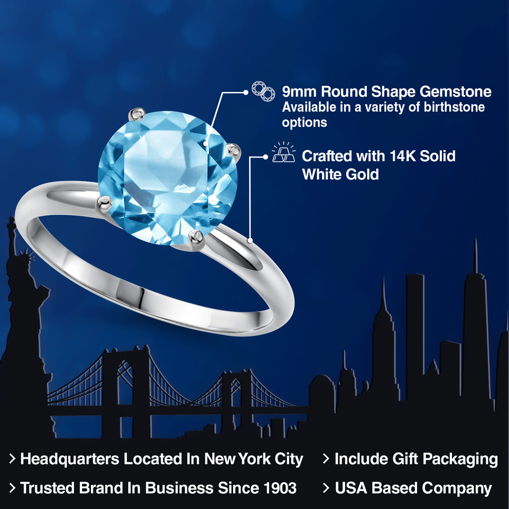 Topaz - November_7_Ring in 14K White Gold