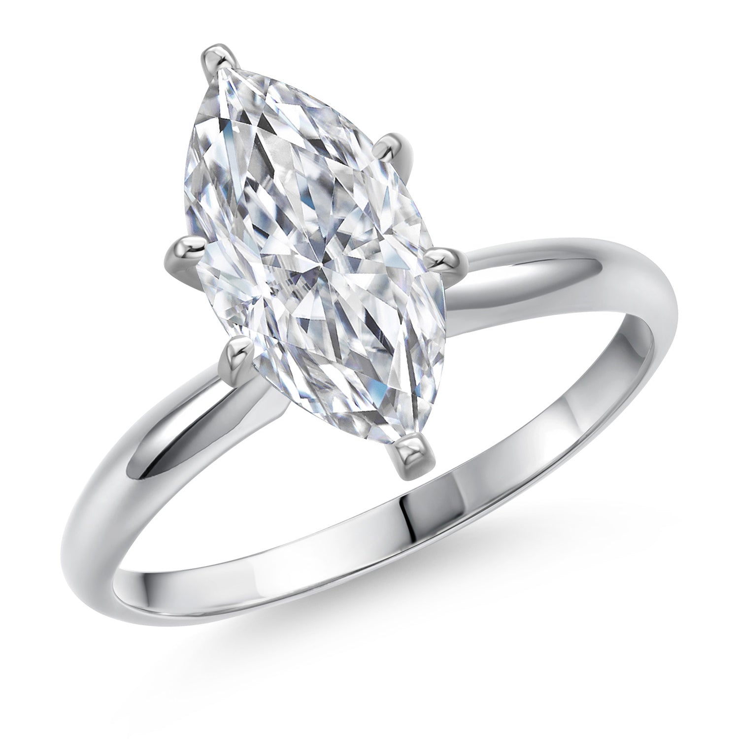 Ring in 14K White Gold
