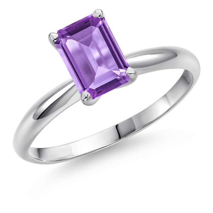 Amethyst - February_8_Ring in 14K White Gold