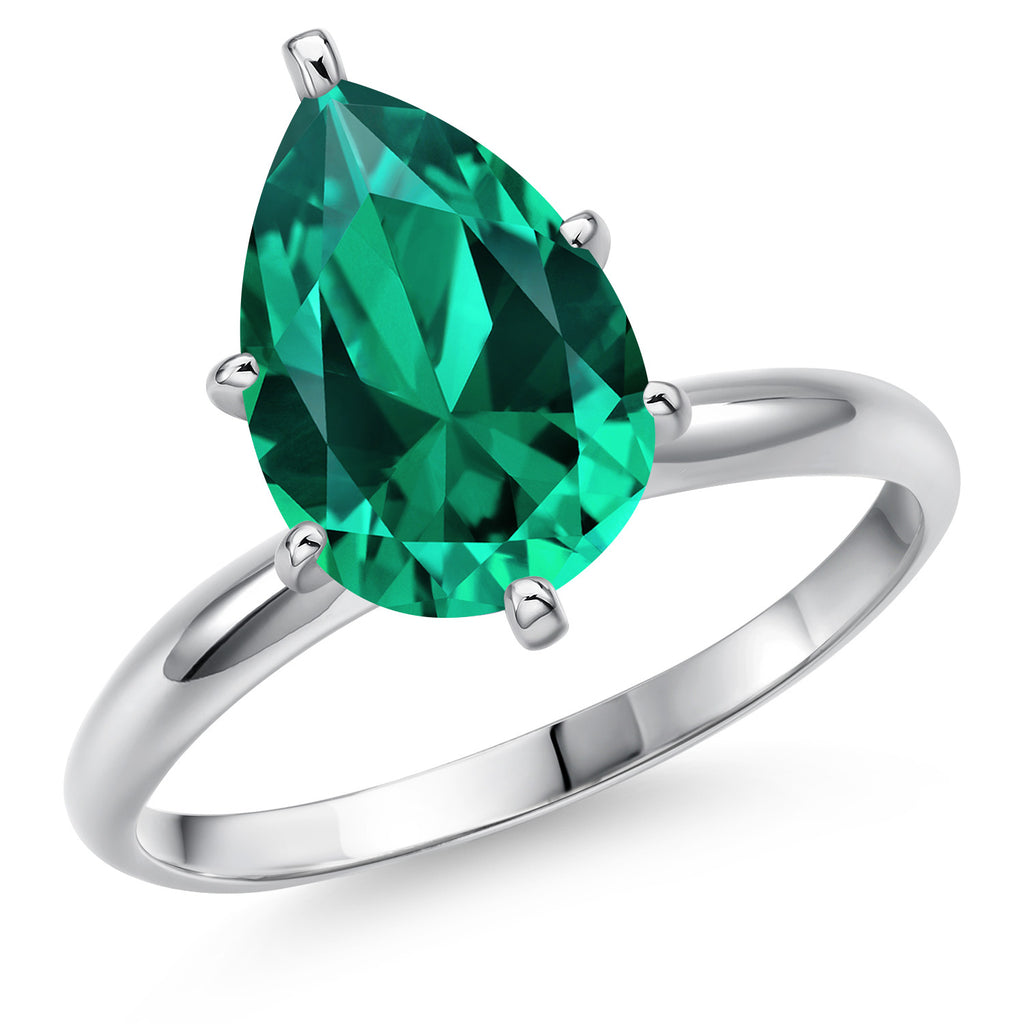 Nano Emerald - May_9_Ring in 14K White Gold