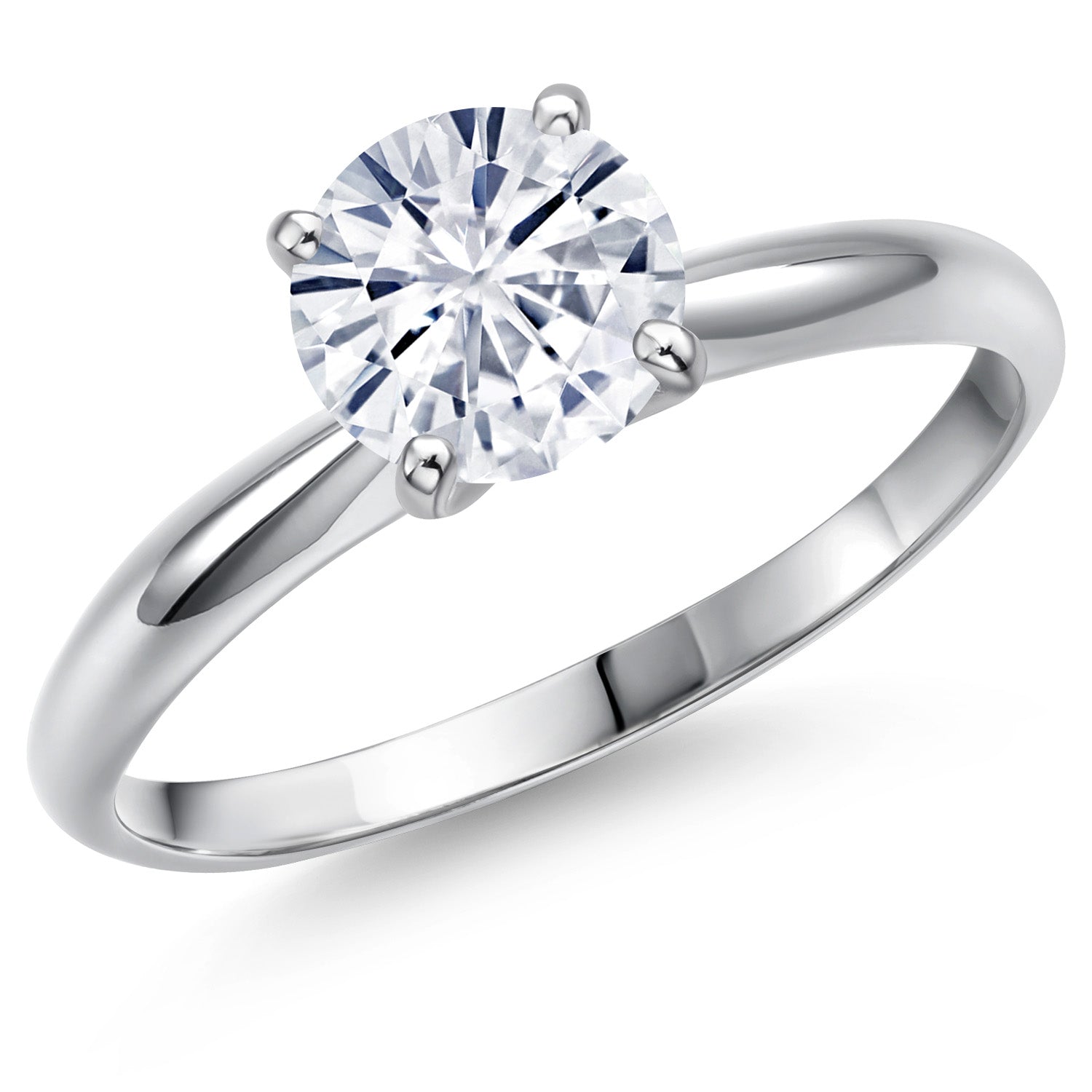 Moissanite - April_8_Ring in Platinum