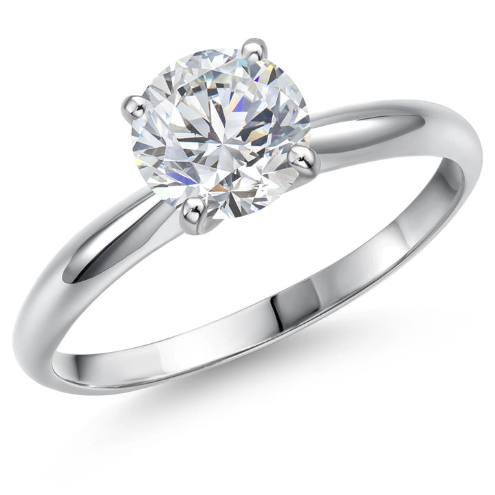 1-3 Cttw Lab Grown Diamond 900 Platinum IGI Certified Solitaire Engagement Ring for Women | D-E Color | VS1 Clarity | Platinum Ring Available in Size 5-9
